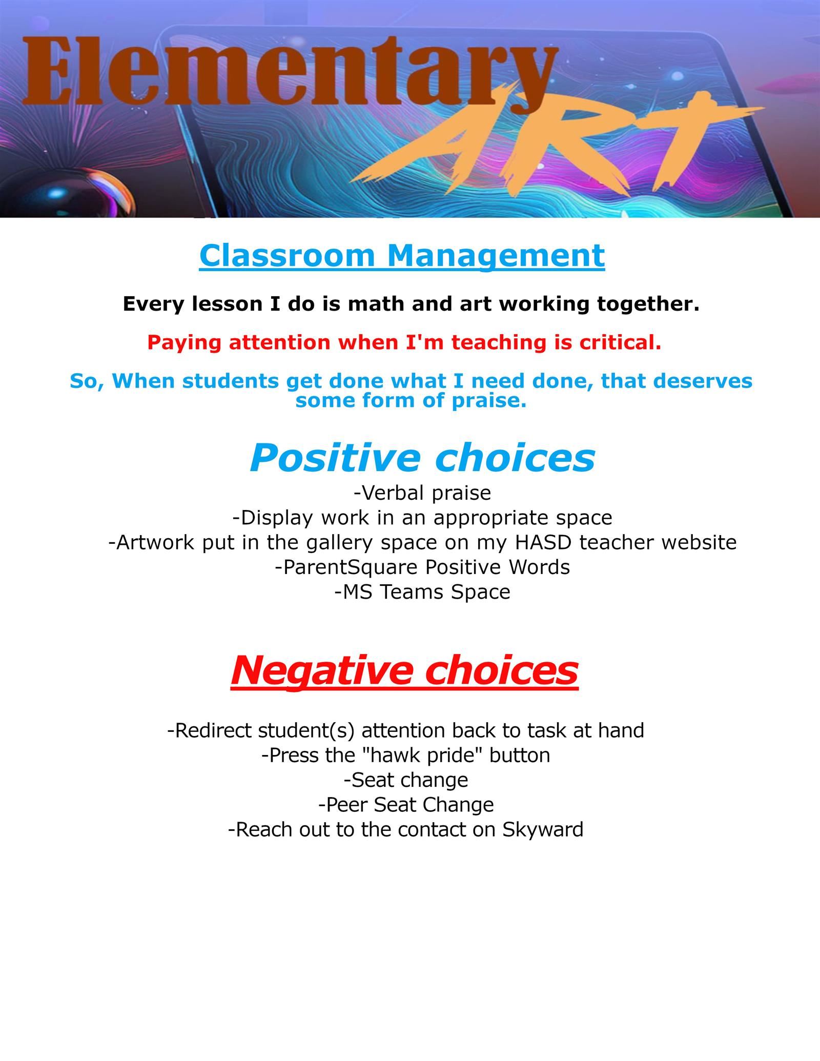 Classroom Management